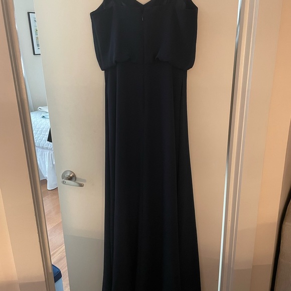 Bill Levkoff Style 1266 Navy Blue Bridesmaid’s Dress - Picture 4 of 4
